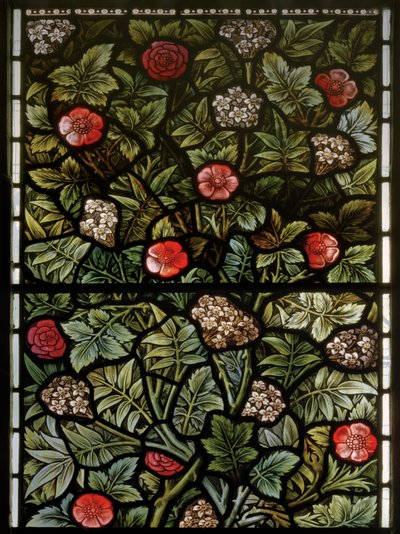 Follaje (detalle) de Edward Coley and Dearle Burne Jones