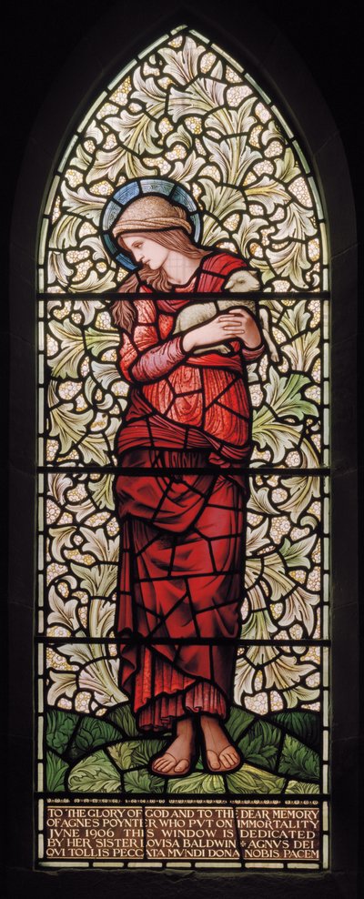 Santa Inés de Edward Coley and Dearle Burne Jones