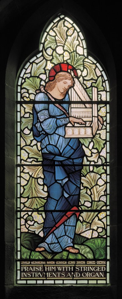Santa Cecilia de Edward Coley and Dearle Burne Jones