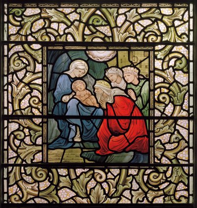 La Adoración de los Magos de Edward Coley and Dearle Burne Jones