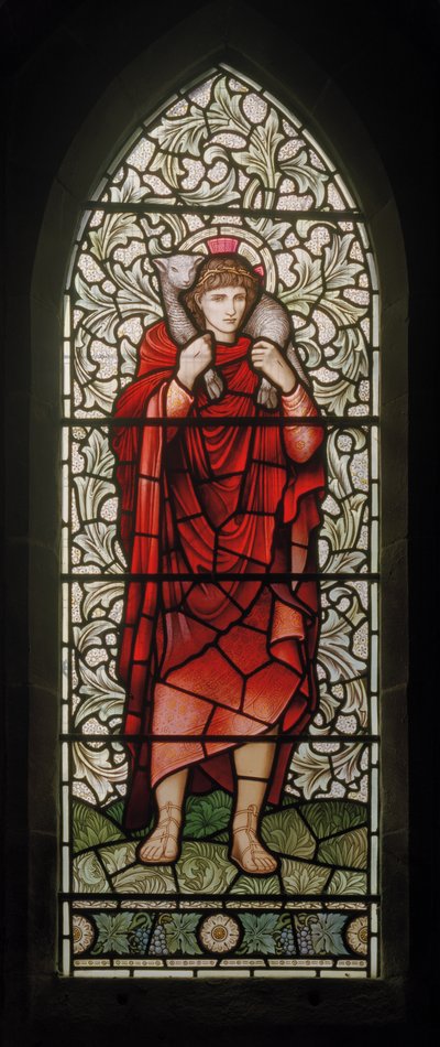 El Buen Pastor de Edward Coley and Dearle Burne Jones