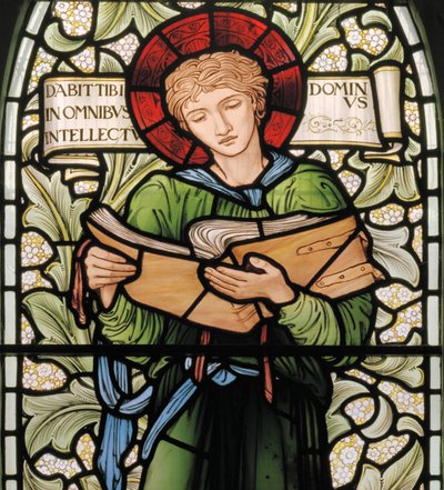 Timoteo (detalle) de Edward Coley and Dearle Burne Jones