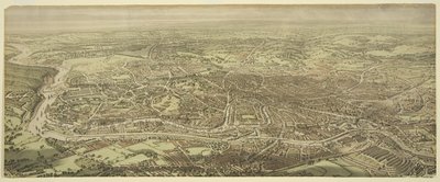 Vista aérea de Bristol de Edward Colston Lavars