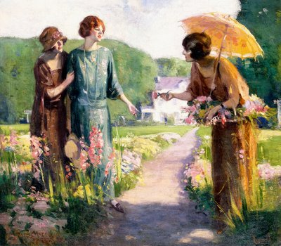 Recoger flores de Edward Cucuel