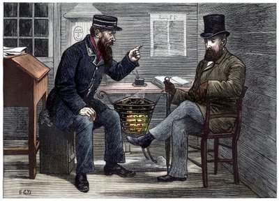 El Señalero de Charles Dickens de Edward Dalziel