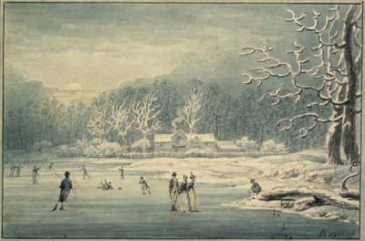 Hyde Park en la nieve de Edward Dayes