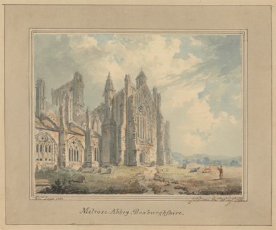Abadía de Melrose, Roxburghshire de Edward Dayes