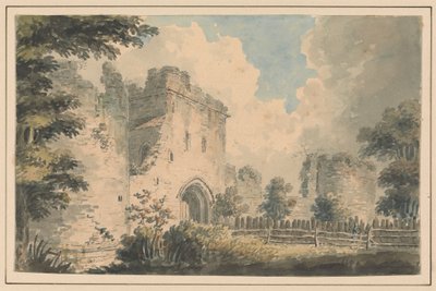 La Torre del Homenaje, Castillo de Porchester de Edward Dayes