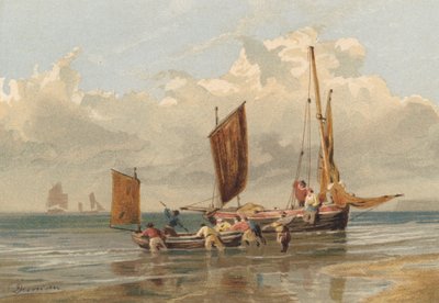 Calma Chicha, Barcos de Pesca de Brighton saliendo de Edward Duncan