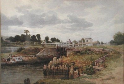 Una vista en el Támesis de Edward Duncan