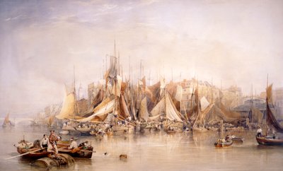 Billingsgate, Primer Día de Ostras, Temprano en la Mañana de Edward Duncan