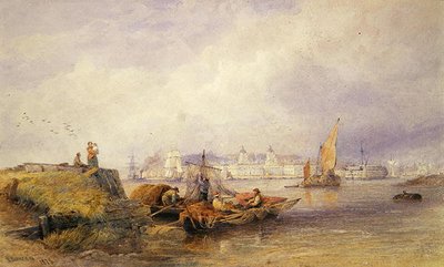 Hospital de Greenwich en el Támesis de Edward Duncan