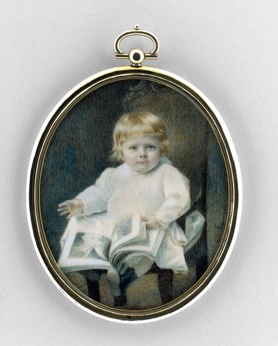 Retrato de un niño, c.1900 de Edward Elias Kaufer