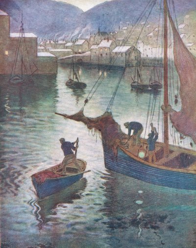 The harbour, Polperrow, de Hutchinson