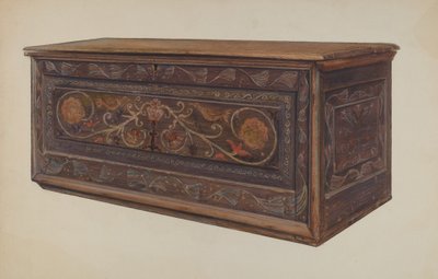 Cofre pintado de Guilford de Edward F. Engel