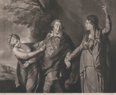Garrick entre la tragedia y la comedia de Edward Fisher