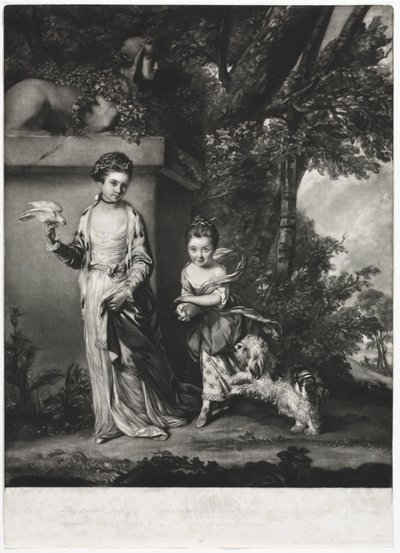 The Ladies Amabel and Mary Jemima Yorke de Edward Fisher
