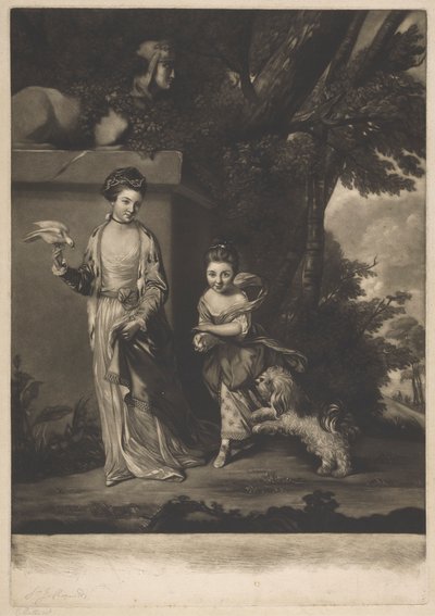 Las señoritas Amabel y Mary Jemina Yorke de Edward Fisher