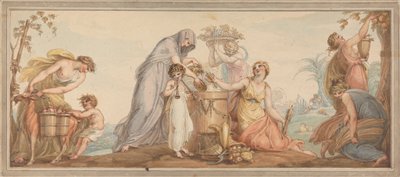Alegoría del otoño de Edward Francis Burney