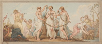 Alegoría de la primavera de Edward Francis Burney