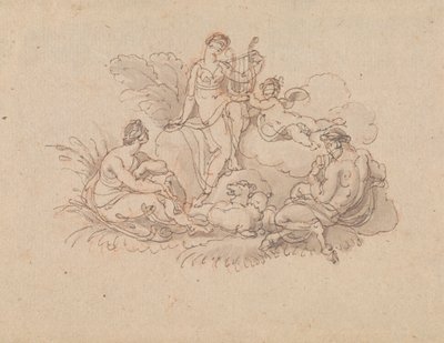 Erato y Pan de Edward Francis Burney