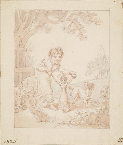 Ilustración para The New Doll: Sin título de Edward Francis Burney