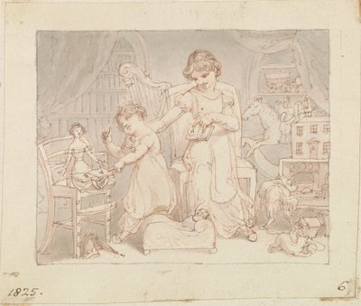 Ilustración para La nueva muñeca: Sin título de Edward Francis Burney