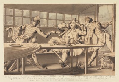 John Gilpin en el Barco de Paso de Uxbridge de Edward Francis Burney