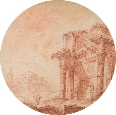 Ruinas romanas de Edward Francis Burney