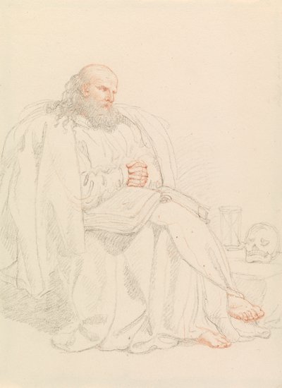 San Jerónimo meditando de Edward Francis Burney
