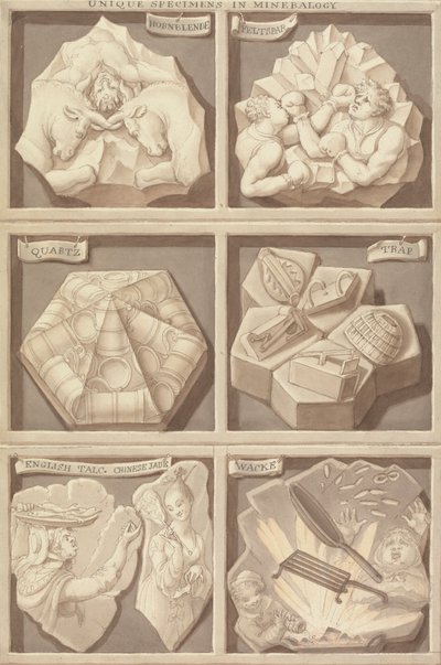 Especímenes únicos de mineralogía de Edward Francis Burney