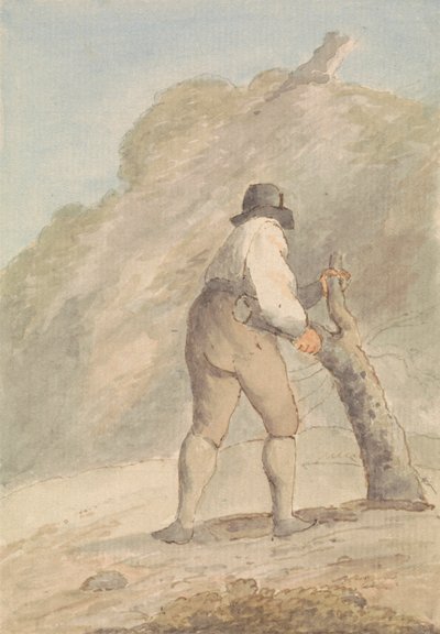 Leñador de Edward Francis Burney