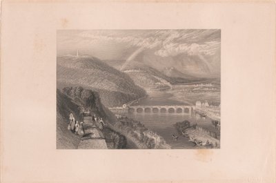 Puente de St. Cloud desde Sevres de Edward Francis Finden