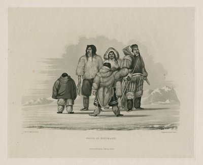 Grupo de Eskimaux de Edward Francis Finden