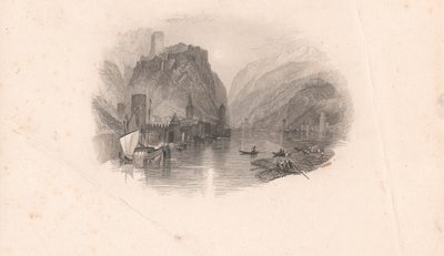 El castillo del Rin de Edward Francis Finden