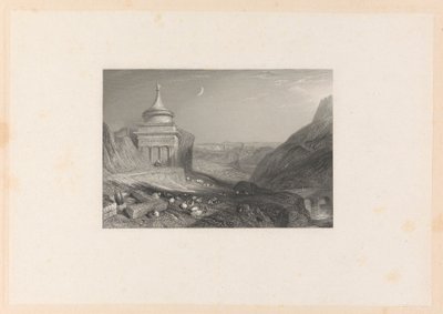 Valle del arroyo Cedrón de Edward Francis Finden