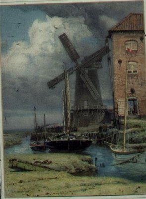 En Cley-Next-the-Sea, Norfolk de Edward Frederick Brewtnall