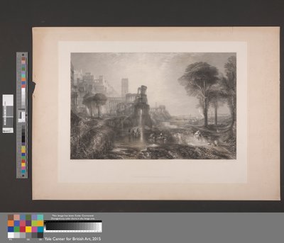 Palacio y puente de Calígula de Edward Goodall