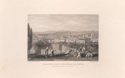 Florencia desde la Chiesa al Monte de Edward Goodall