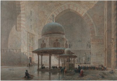 Interior de la Mezquita-Madrasa del Sultán Hassan en El Cairo de Edward Goodall