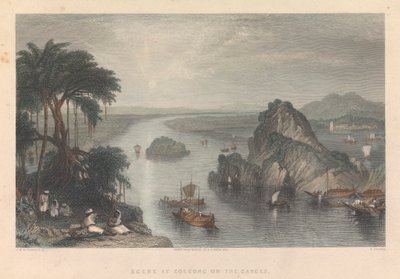 Escena en Colgong, en el Ganges de Edward Goodall