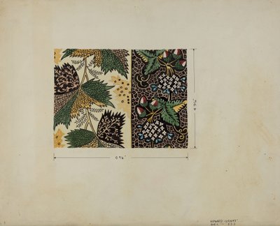 Pieza de calicó, c. 1936 de Edward Grant