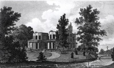 Villa de Lord Nelson en Merton, publicada en 1806 de Edward Gyfford