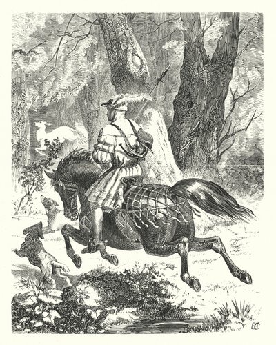 Una vieja balada reescrita (grabado) de Edward Henry (after) Corbould
