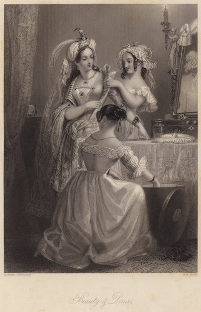 Belleza y vestimenta de Edward Henry (after) Corbould