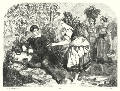 Childe Harold de Lord Byron, Canto III, Estrofa 55 de Edward Henry (after) Corbould