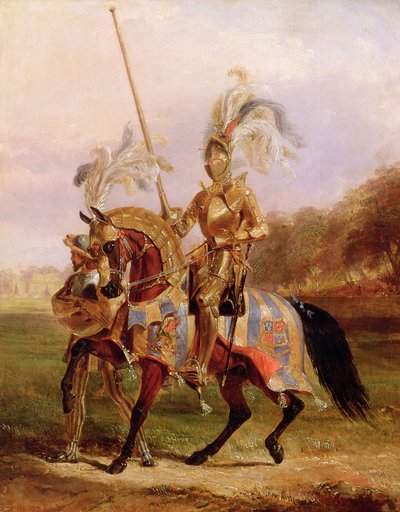 En Eglinton, Señor del Torneo, 1840 de Edward Henry Corbould