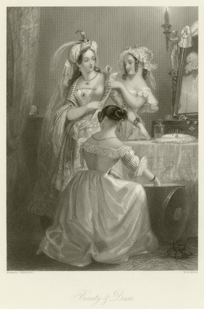 Belleza y vestimenta de Edward Henry Corbould