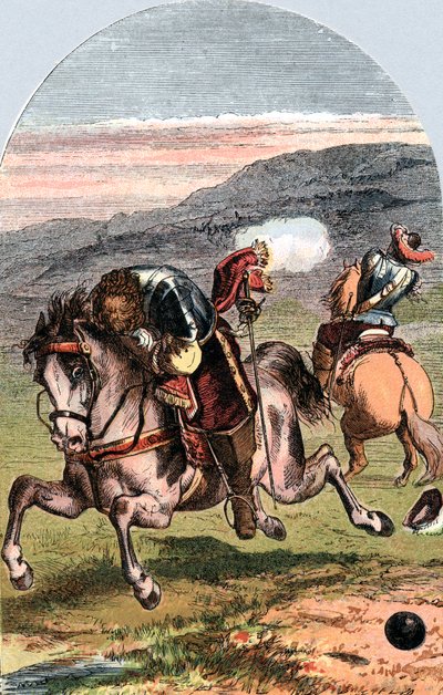 Muerte de Henri, Vizconde de Turenne, soldado francés, 1675 c1870 de Edward Henry Corbould