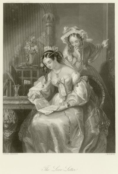 La carta de amor de Edward Henry Corbould